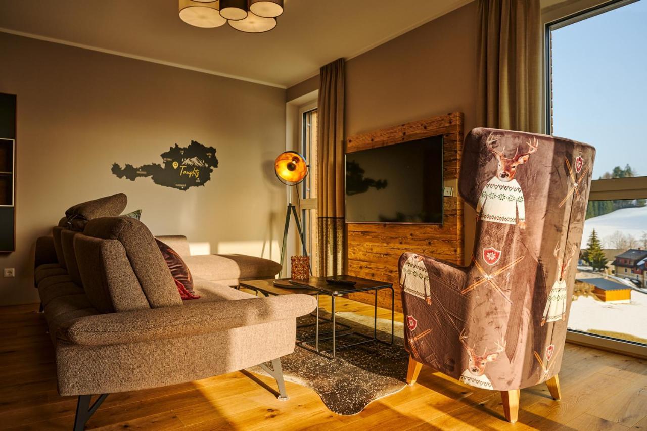 Die Tauplitz Lodges - Adler Auszeit Lodge D6 By Aa Holiday Homes Kültér fotó